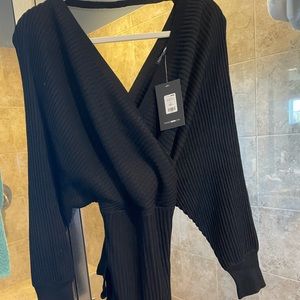 New with tags Fashionnova large black dress